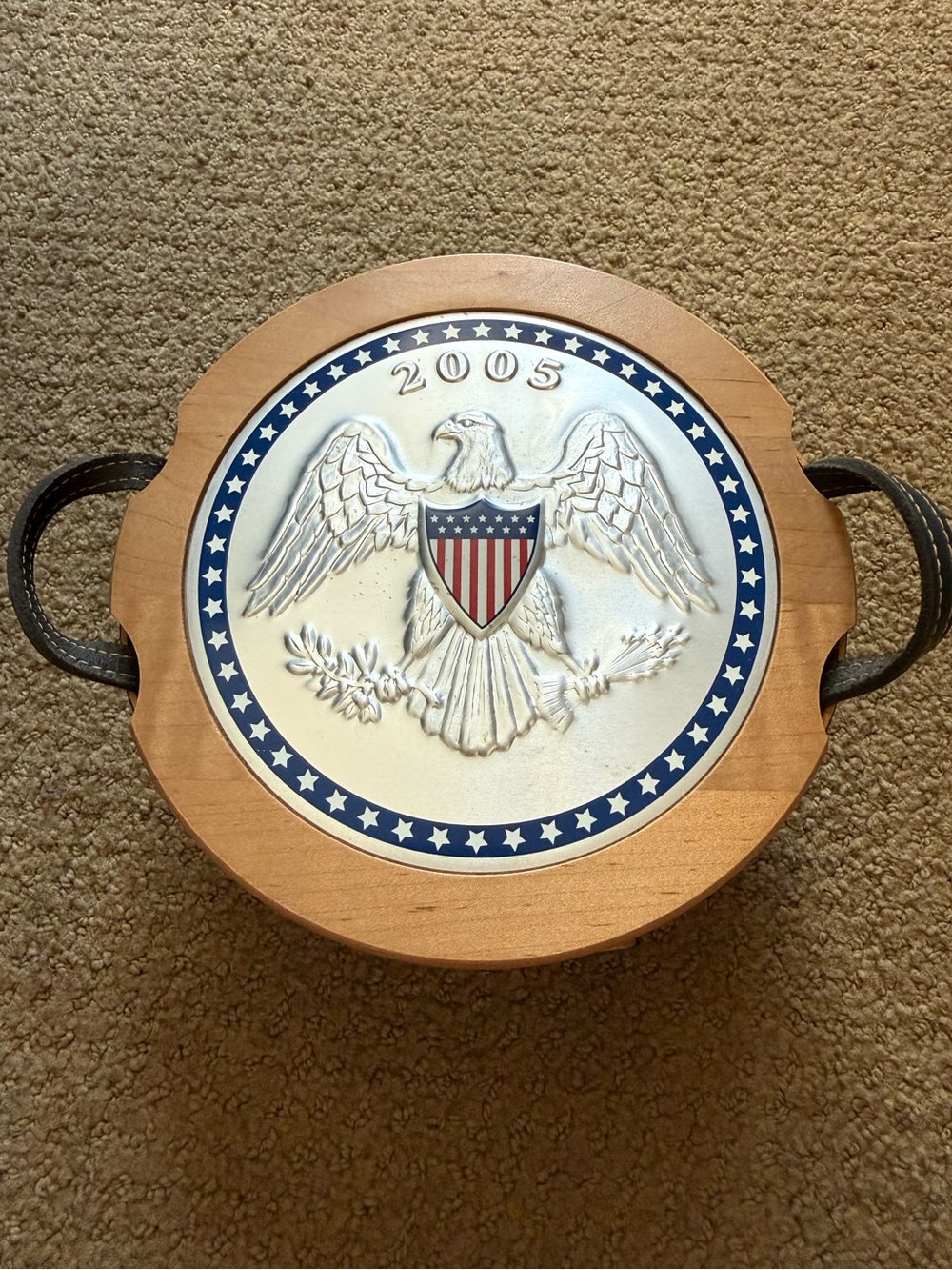 Longaberger 2005 Presidential Inaugural Basket Complete Combo Set